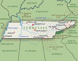 Tennessee private investigator map